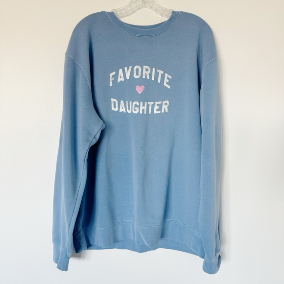 Sub_Urban Riot Blue Favorite Daughter Sweatshirt Large - Picture 1 of 5